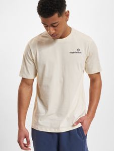 Modern Sergio Tacchini men's T-shirt with cotton, beige
