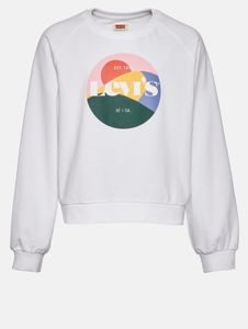 Sweat-shirt unisexe LEVI'S moderne en coton blanc