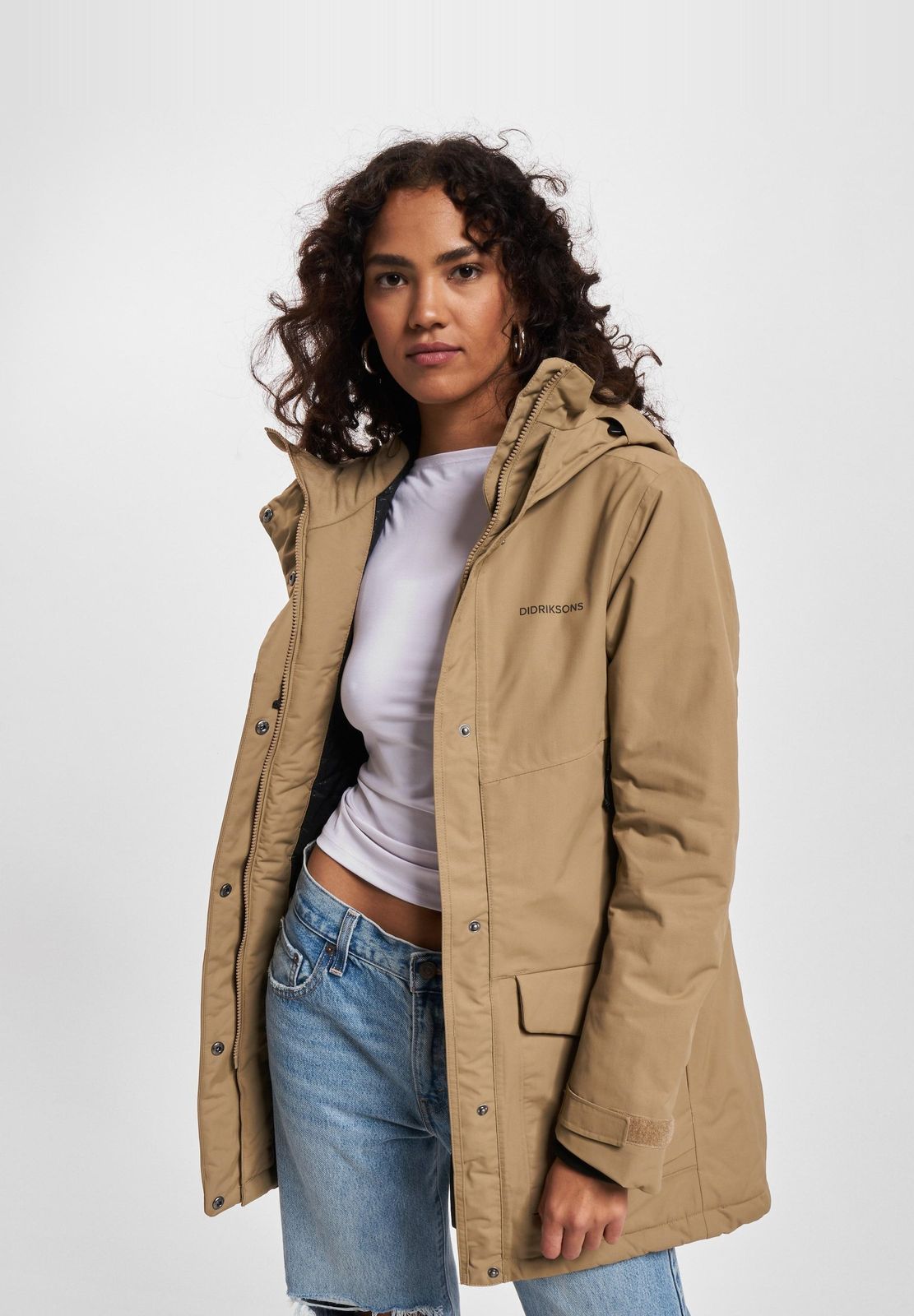 Didriksons Damen Jacke Beige