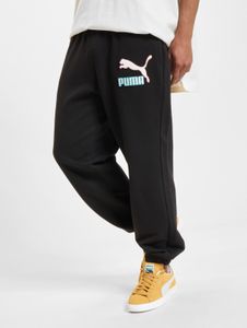 Jeans casual da uomo Puma in cotone, neri