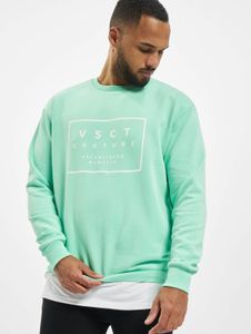 modernes vsct Herren Sweatshirt Rippstrick mit Baumwolle Mint-Grün