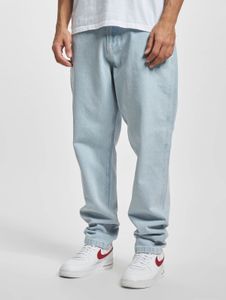 moderne Karl Kani Herren Jeans Reißverschluss Taschen mit Baumwolle Blau