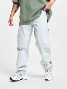 stylische Karl Kani Herren Jeans Reißverschluss Taschen mit Baumwolle Blau
