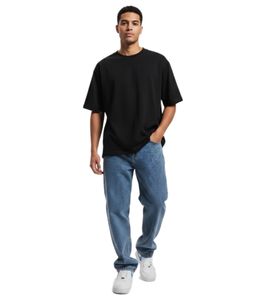 Jean décontracté Karl Kani pour homme, en coton bleu