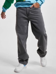 lässige Karl Kani Herren Jeans Reißverschluss Taschen 650 g/m² mit Baumwolle Blau