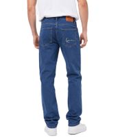 lässige Karl Kani Herren Jeans Reißverschluss Taschen 650 g/m² mit Baumwolle Blau