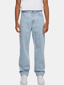Comfortable Karl Kani men's jeans with cotton, blue