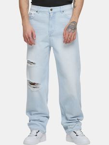 Casual Karl Kani men's jeans with cotton, blue