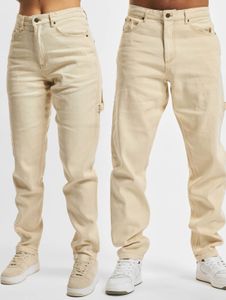 Jean unisexe moderne Karl Kani en coton beige