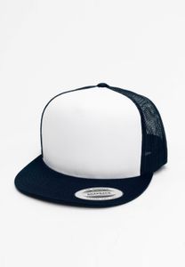 coole Flexfit Unisex Cap Mesh 205 g/m² Blau/Weiß
