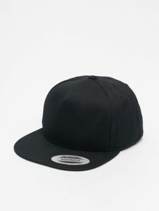 lässige Flexfit Unisex Cap 400 g/m² mit Baumwolle Schwarz