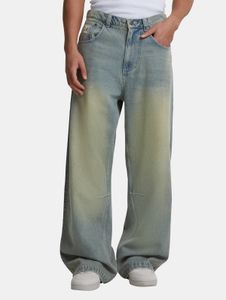 lässige Karl Kani Herren Jeans 10.5 g/m² mit Baumwolle Blau/Beige