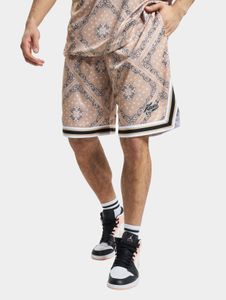 Pantalones cortos ligeros para hombre Karl Kani, 140 g/m², color beige.
