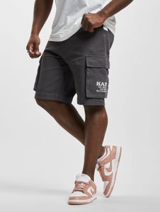 sommerliche Karl Kani Herren Shorts mit Baumwolle Grau