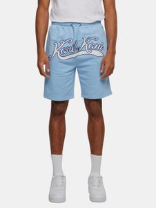 leichte Karl Kani Herren Shorts mit Baumwolle Hell-Blau