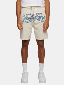 Comodi pantaloncini da uomo Karl Kani in cotone, beige