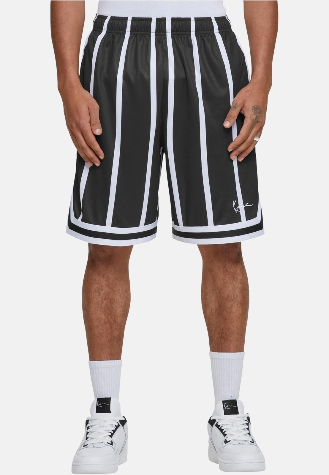 Karl Kani Herren Shorts Schwarz/Weiß