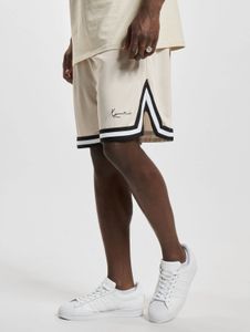 moderne Karl Kani Herren Hose Kordelzug Taschen 140 g/m² Beige