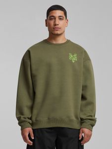 modernes Zoo York Herren Sweatshirt 350 g/m² mit Baumwolle Khaki