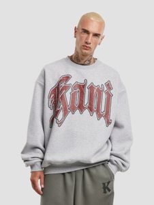 modernes Karl Kani Herren T-Shirt 350 g/m² mit Baumwolle Grau