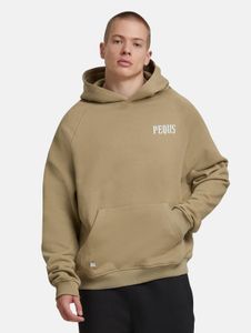 lässiger PEQUS Herren Hoodie mit Baumwolle Grün