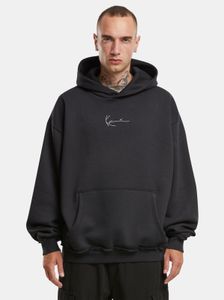 Casual Karl Kani men's hoodie with cotton, black