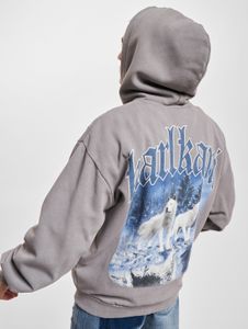 weicher Karl Kani Herren Hoodie mit Baumwolle Grau