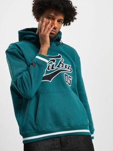 Sweat à capuche Fubu pour homme, grande capuche, cordon de serrage, 500 g/m², bleu