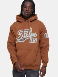 Casual Fubu men's hoodie, 450 g/m², cotton, brown