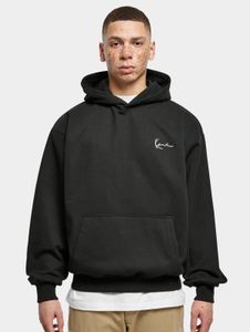 Sudadera informal con capucha para hombre de Karl Kani, punto acanalado, con capucha, 400 g/m², algodón, negra.
