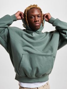 moderner Karl Kani Herren Hoodie 450 g/m² mit Baumwolle Grün