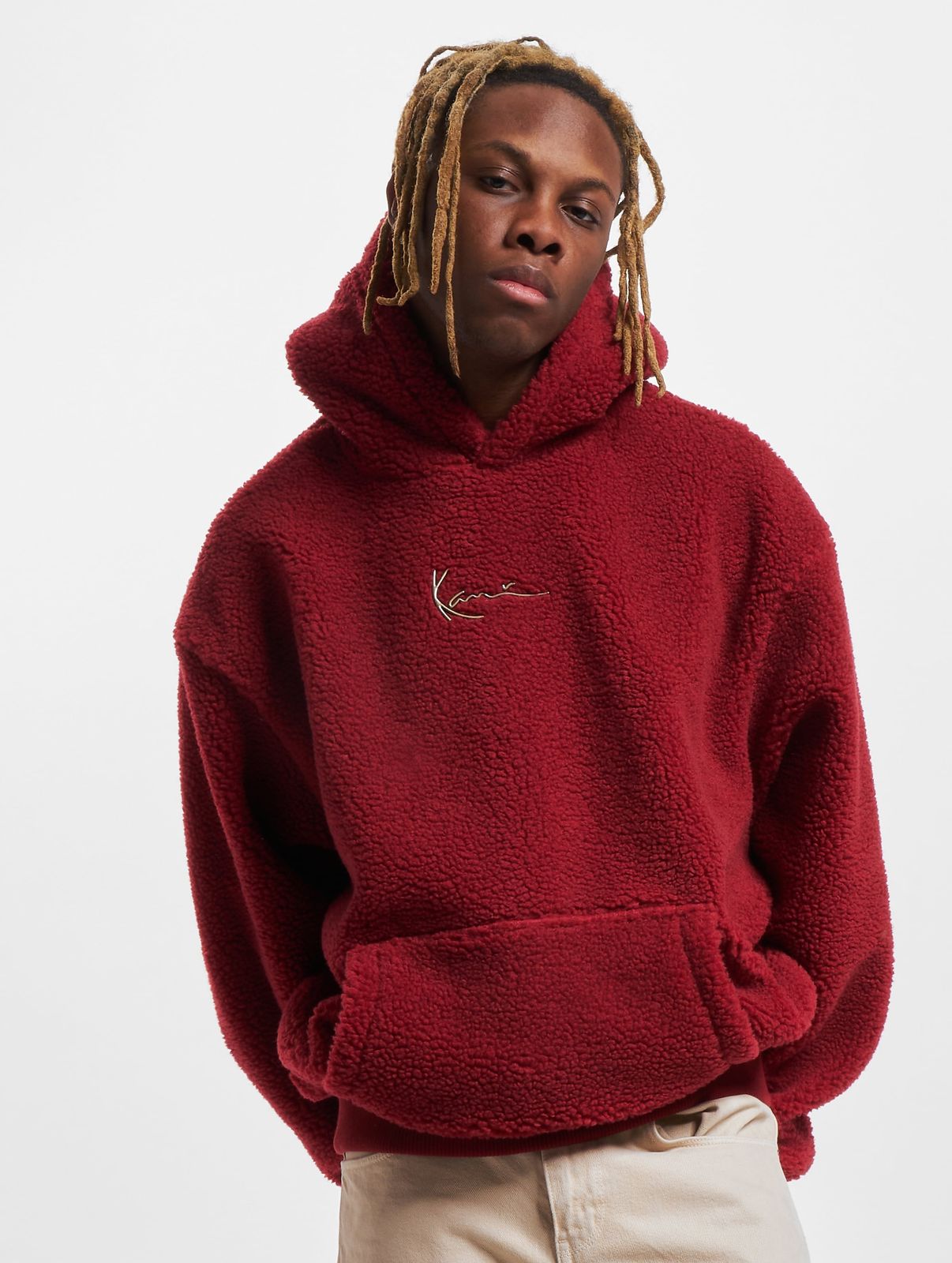 Karl Kani Herren Hoodie Rot 420 g/m²