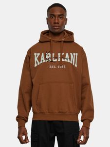 lässiger Karl Kani Herren Hoodie 400 g/m² mit Baumwolle Braun