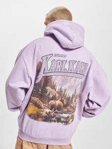 moderne Karl Kani Herren Cap mit Baumwolle Flieder-Violett