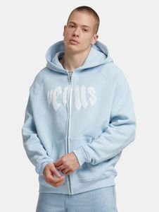 lässiger PEQUS Herren Hoodie mit Baumwolle Hell-Blau