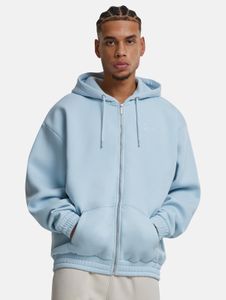 Felpa con cappuccio da uomo Karl Kani, morbida, 300 g/m², cotone, azzurro.