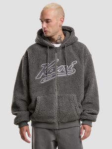 lässiger Karl Kani Herren Hoodie Grau