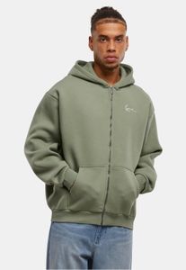 Felpa con cappuccio da uomo Karl Kani in morbido cotone, verde