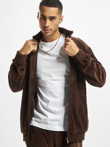 moderne Sean John Herren Jacke Reißverschluss Taschen mit Baumwolle Braun