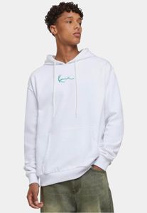 lässiger Karl Kani Herren Hoodie mit Baumwolle Weiß