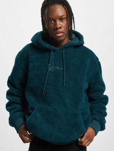 lässiger Karl Kani Herren Hoodie 420 g/m² Petrol-Blau