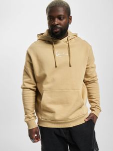 moderner Karl Kani Herren Hoodie große Kapuze Kordelzug 350 g/m² mit Baumwolle Beige