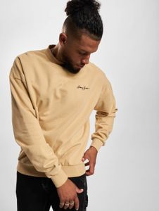 lässiges Sean John Herren Sweatshirt Kordelzug Taschen mit Baumwolle Beige