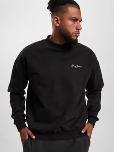 lässiges Sean John Herren Sweatshirt Kordelzug Taschen mit Baumwolle Schwarz