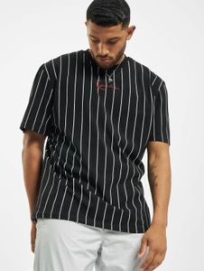 T-shirt sportiva da uomo Karl Kani, 220 g/m² in cotone, nera/bianca