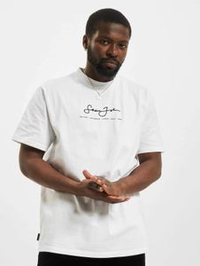 Comoda t-shirt da uomo Sean John, 250 g/m², cotone, bianca