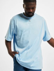 T-shirt da uomo moderna Karl Kani in cotone, azzurra