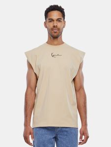 Comoda t-shirt da uomo Karl Kani in cotone, beige