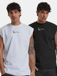 sportliches Karl Kani Herren T-Shirt mit Baumwolle Schwarz/Weiß