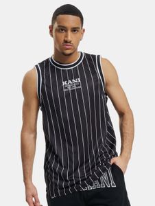 modernes Karl Kani Herren T-Shirt 140 g/m² Schwarz/Weiß